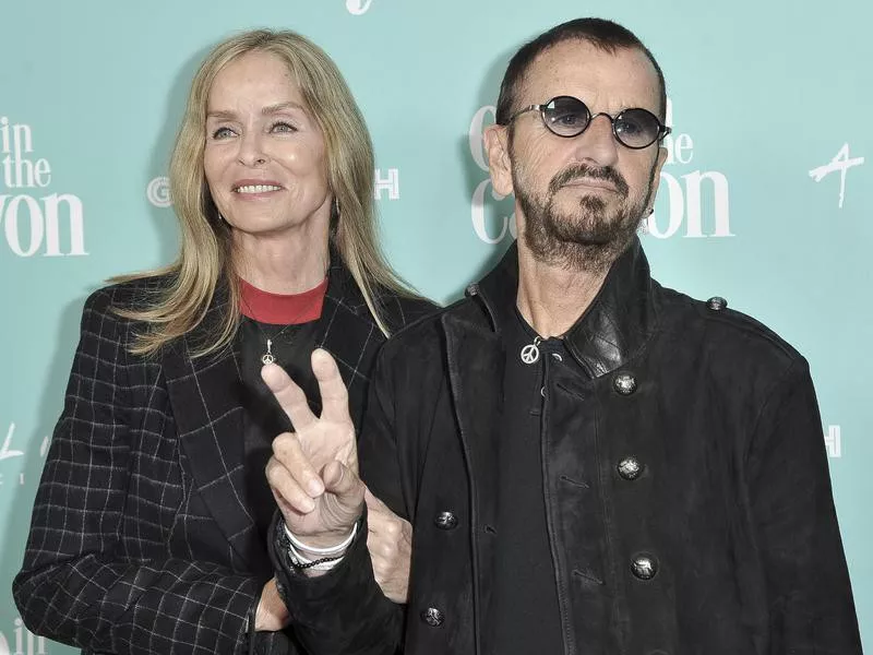 Barbara Bach and Ringo Starr