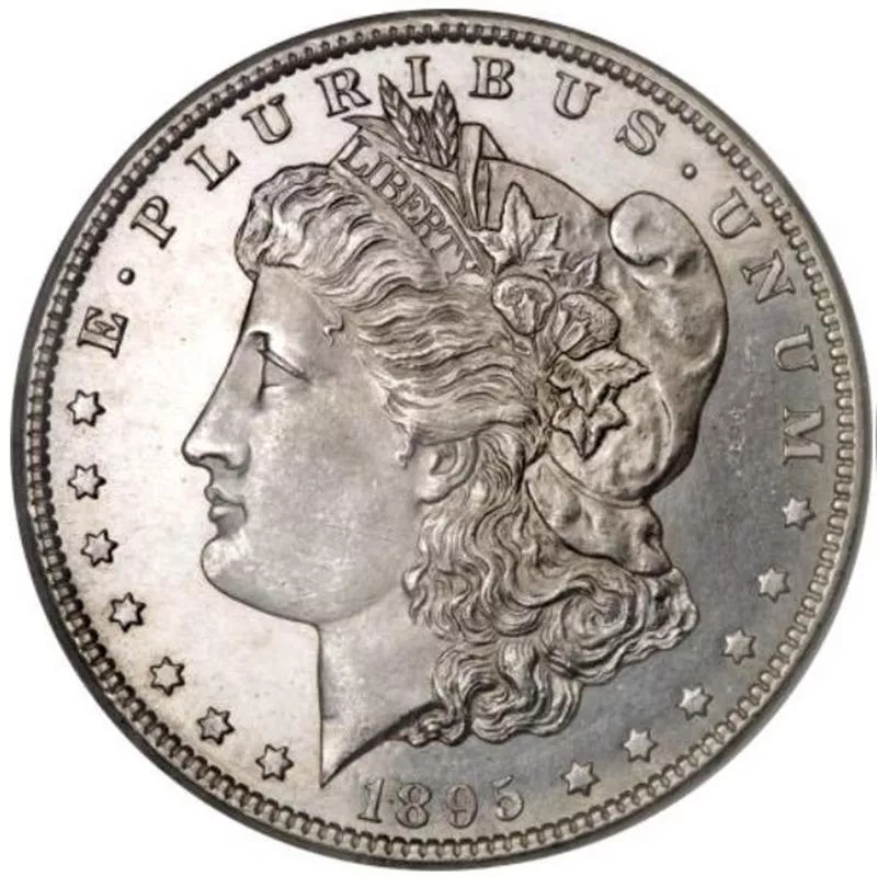 1895-S Morgan Silver Dollar front