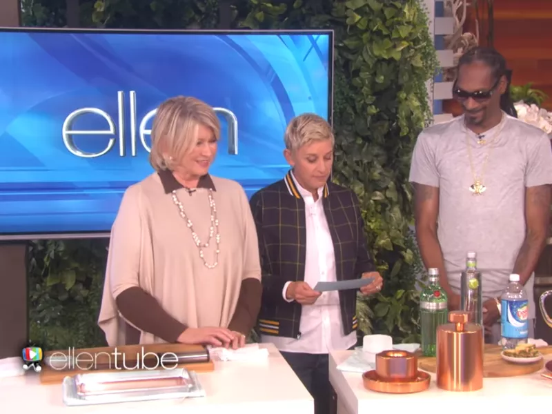 Snoop Dogg and Martha on Ellen