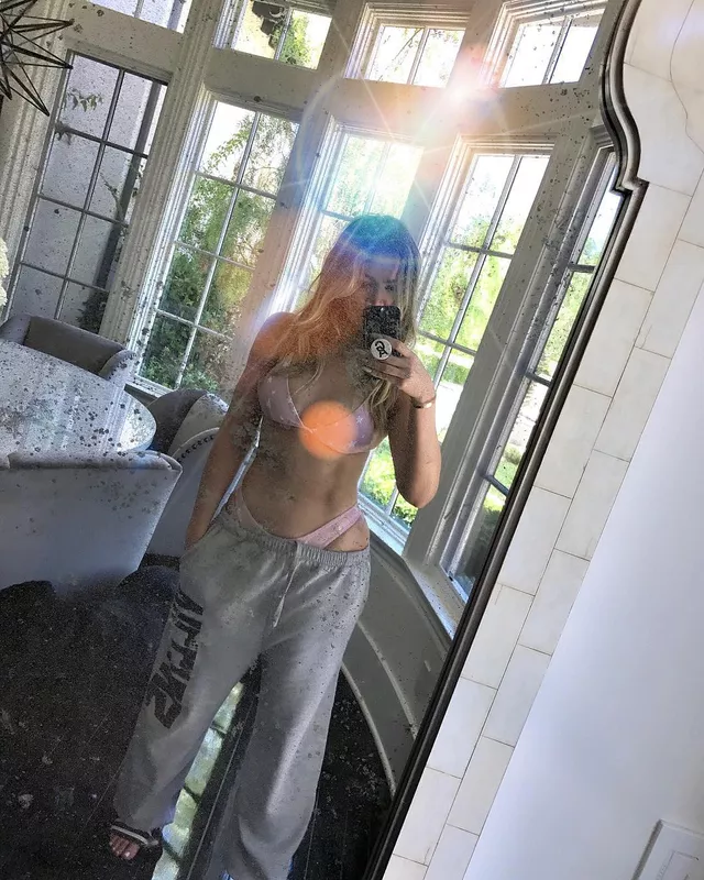 Khloe Kardashian's mirror