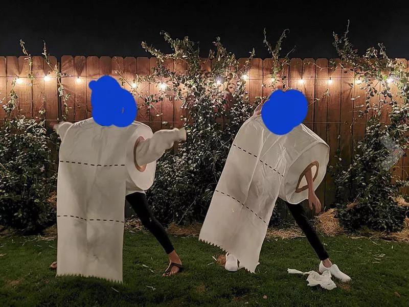 Toilet paper costume