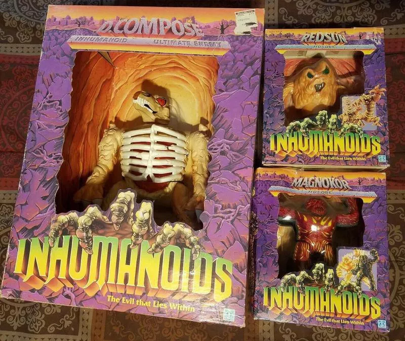 Inhumanoids 14-inch action figures