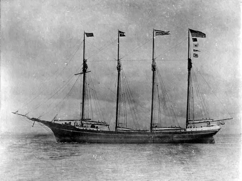 Four-Masted Schooner