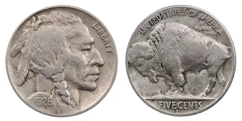 1926 D Buffalo Nickel