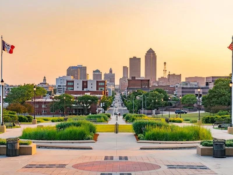 Des Moines, Iowa Skyline