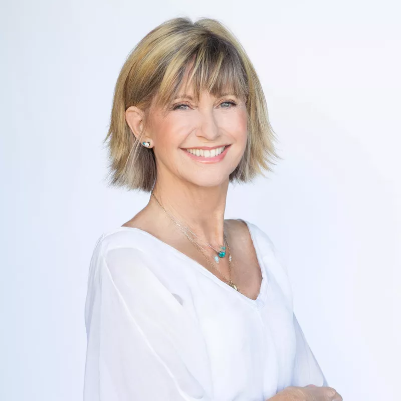 A recent photo of Olivia Newton-John