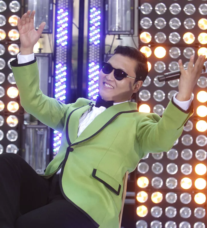 South Korean rapper Psy performs