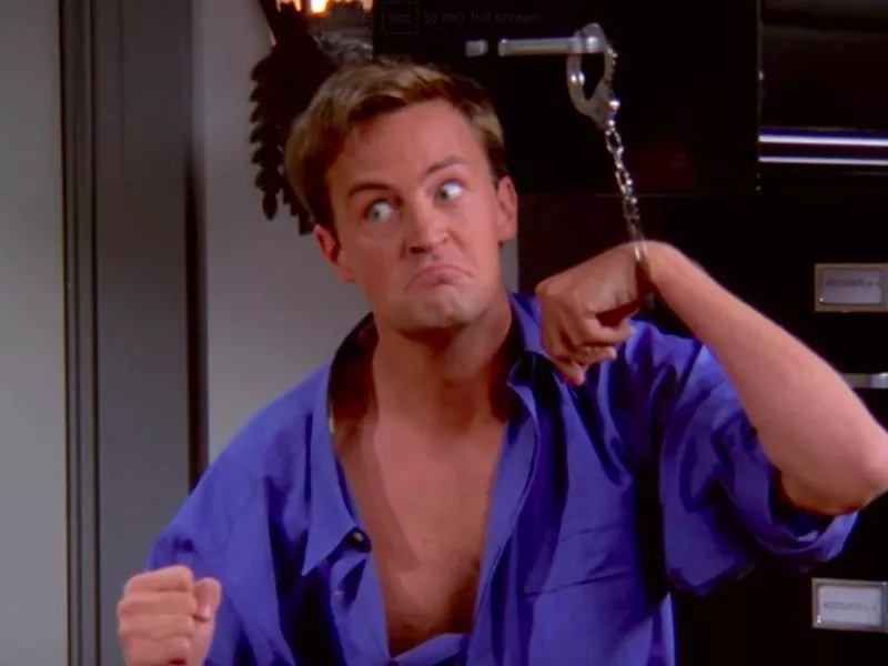 Matthew Perry on Friends in 1994