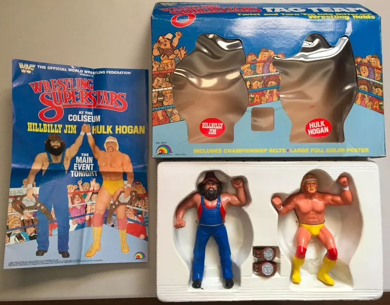 Hillbilly Jim and Hulk Hogan LJN Tag Team