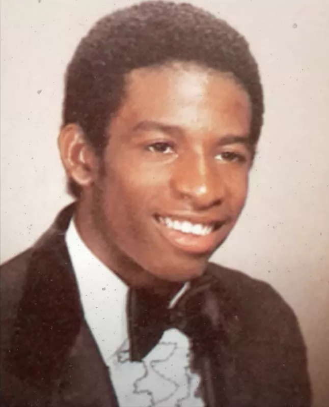 Deion Sanders in high school