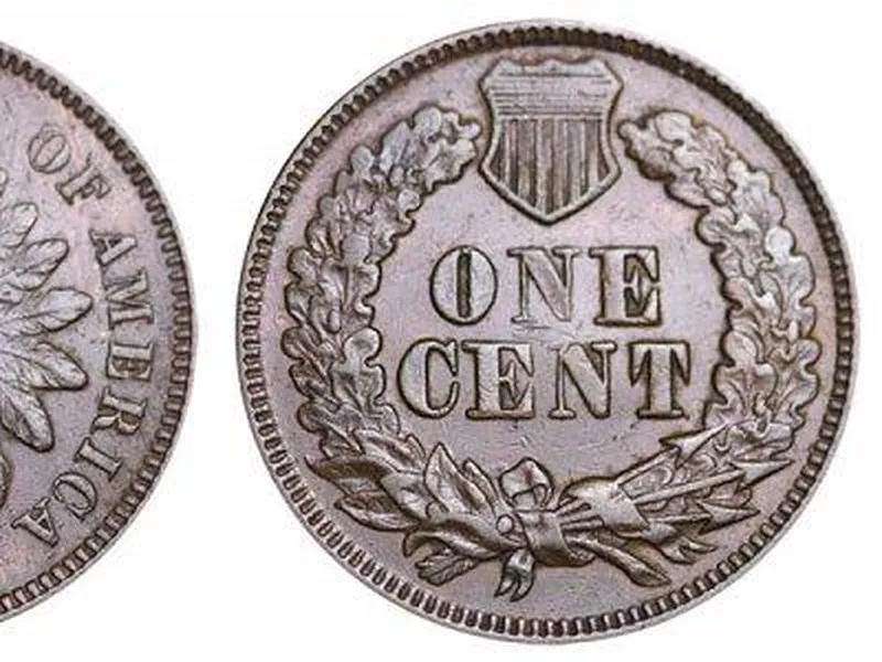 1867 back of penny