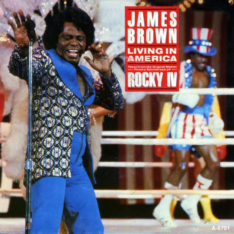 James Brown Living in America cover for 