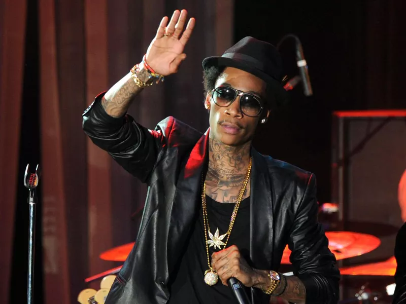 Wiz Khalifa performs onstage