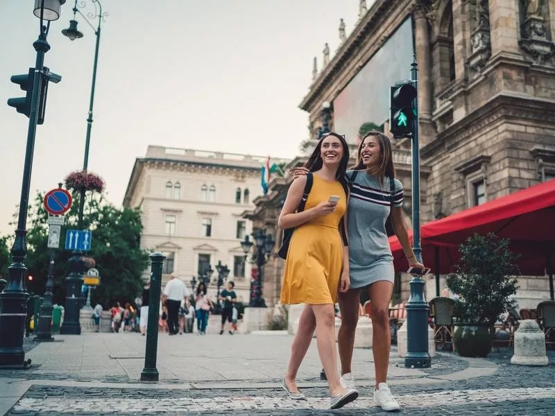 Friends in Budapest