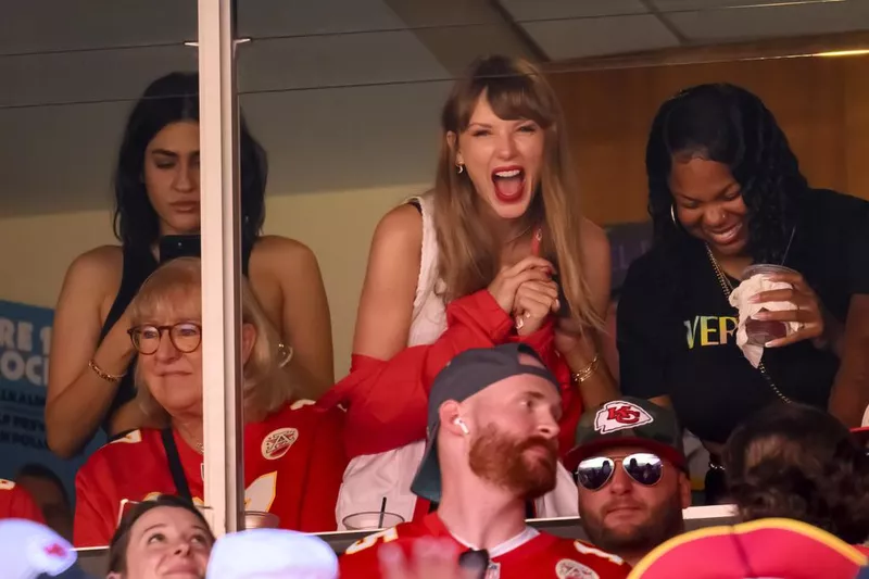 Taylor Swift at the Chiefs game