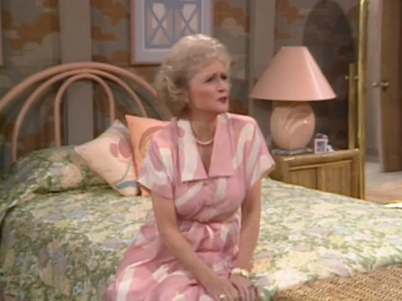 Rose's bedroom in The Golden Girls