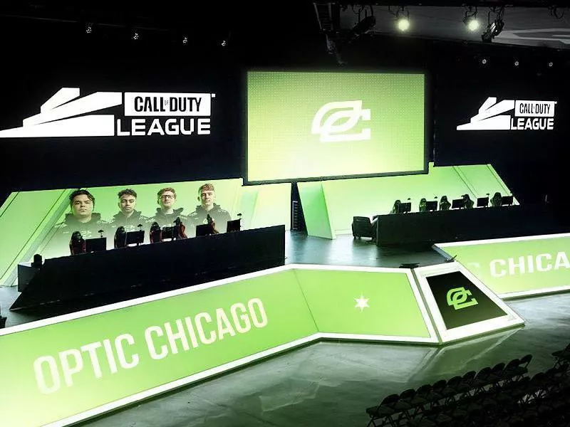 OpTic Gaming stage