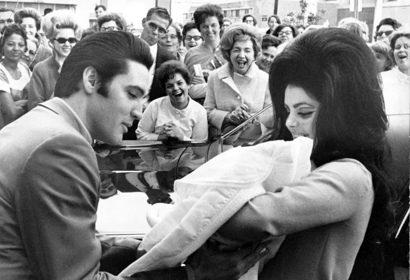 Elvis and Priscilla Presley