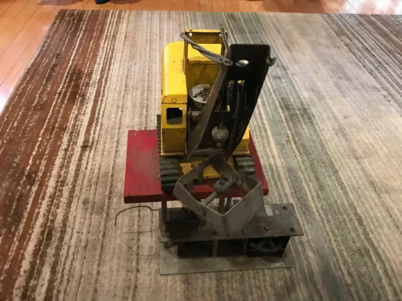 Vintage Yellow Tonka Arcade Game Shovel Toy