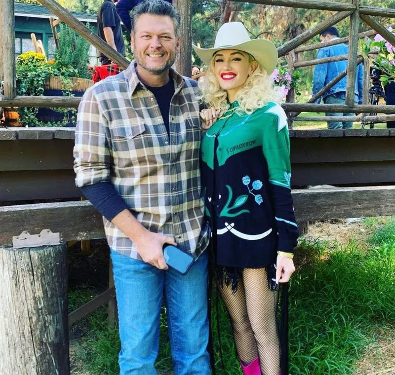 Blake Shelton and Gwen Stefani