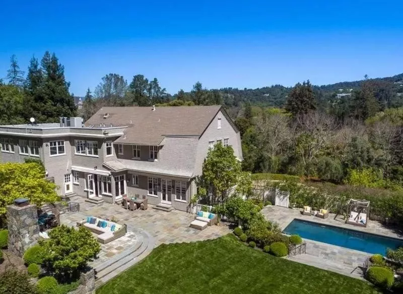 Phil Lesh's backyard at his old mansion