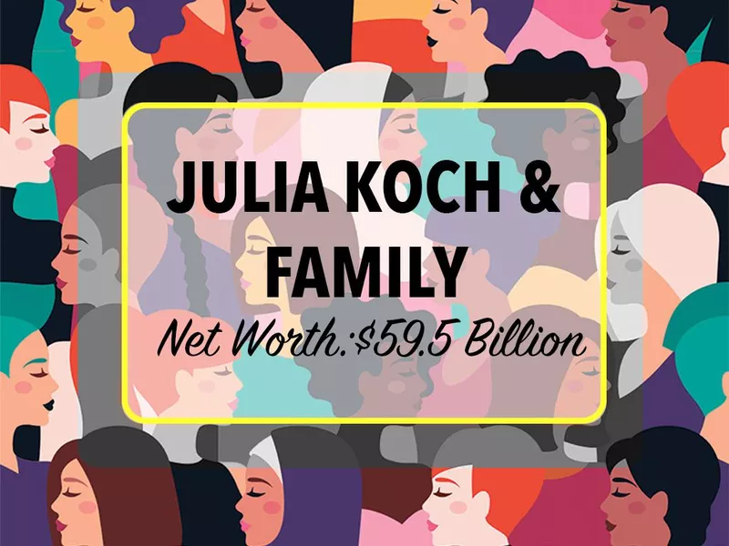 Julia Koch & family net worth