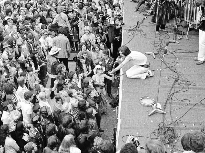 Mick Jagger at Hyde Park