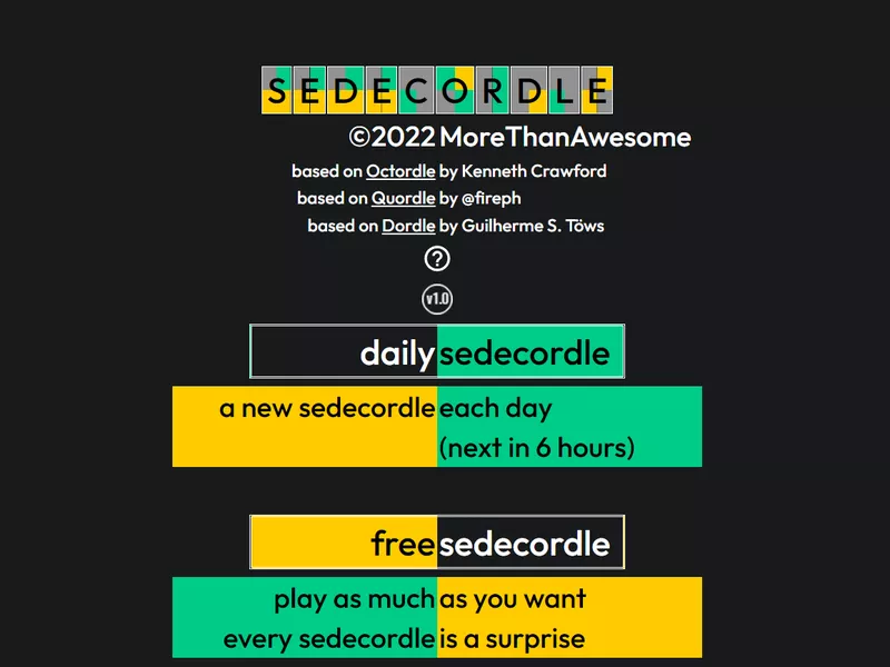 Sedecordle