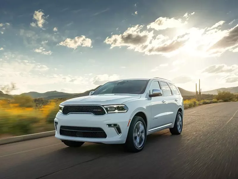 Chris Rock's car is a Dodge Durango