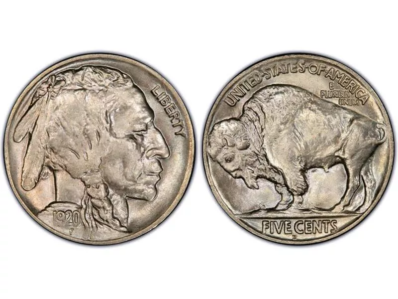 1920-D Regular Strike Buffalo Nickel