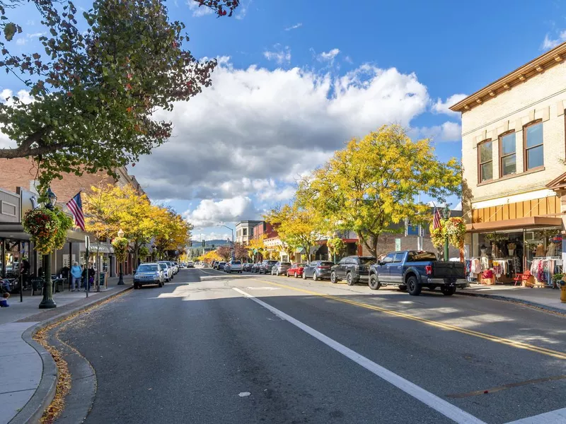 Sherman Avenue in Coeur d'Alene