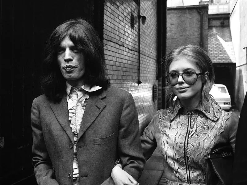 Mick Jagger and Marianne Faithfull