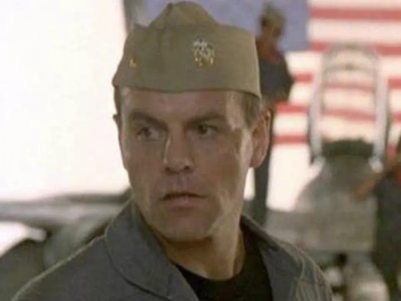 Michael Ironside as Jester in Top Gun