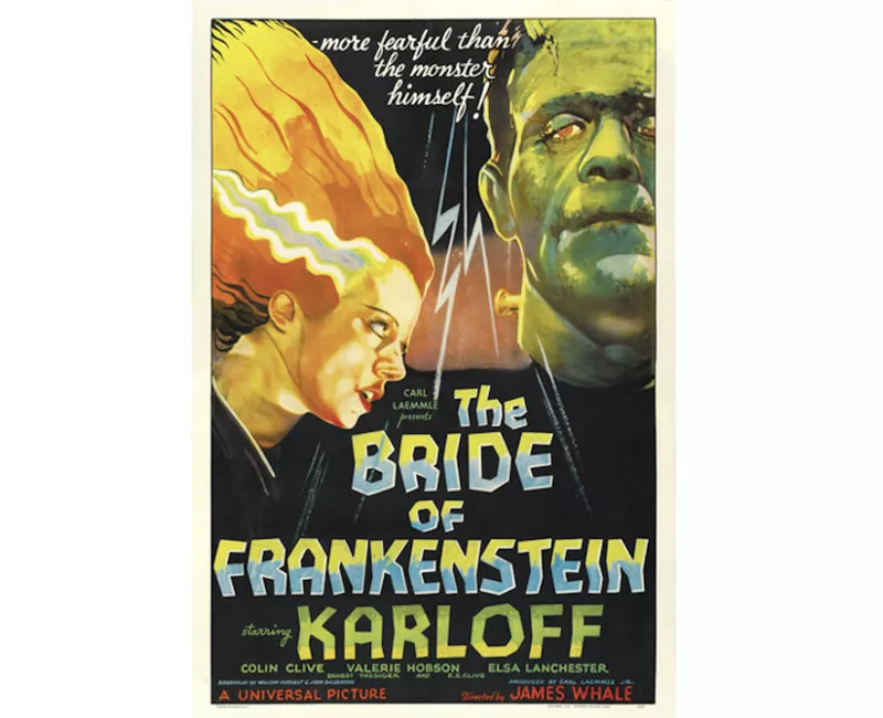 The Bride of Frankenstein movie poster