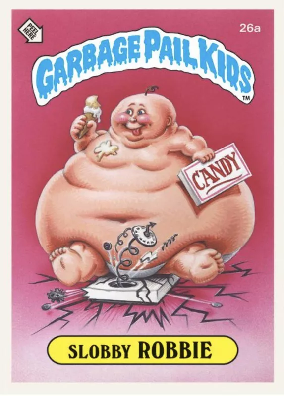 Slobby Robbie Garbage Pail Kids card