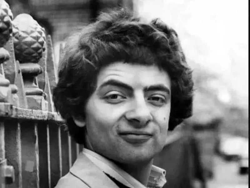 Rowan Atkinson at university