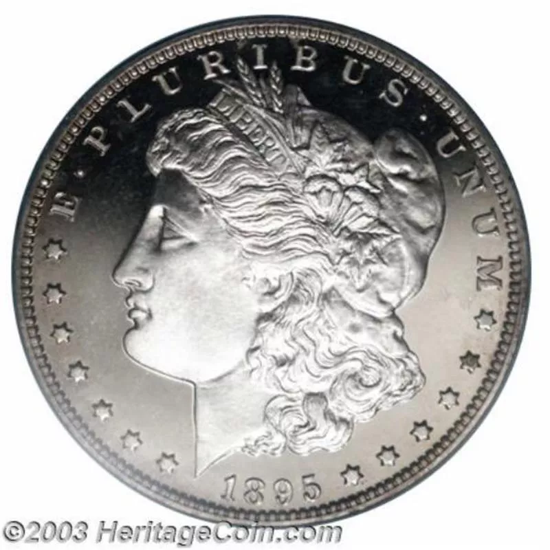 1895 Morgan Silver Dollar front