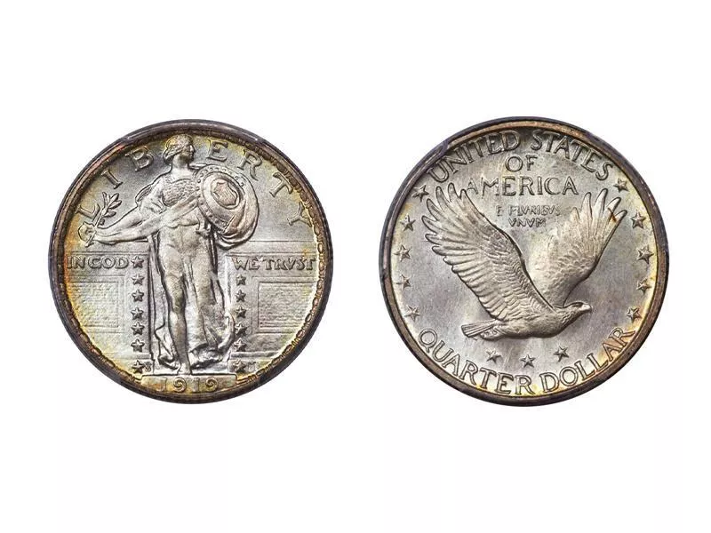 1919-S Full Head Standing Liberty Quarter