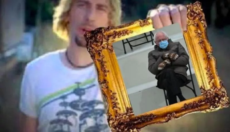 Bernie Sanders in Nickelback Photograph Music Video