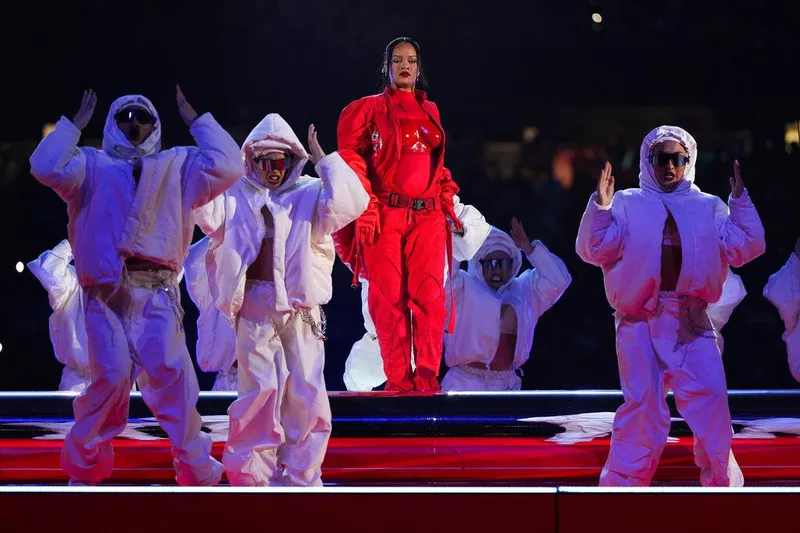 Rihanna at Super Bowl LVII