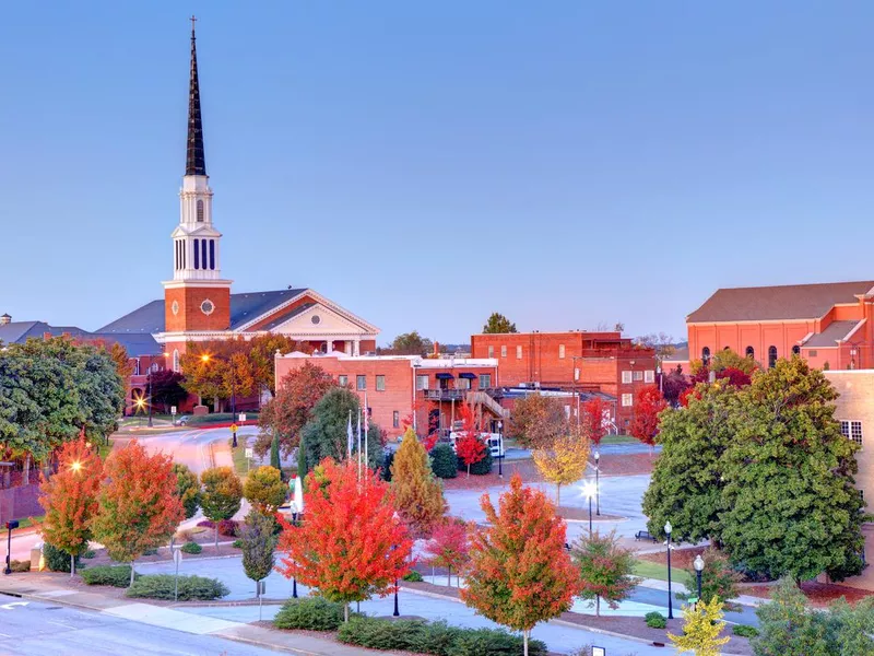 Autumn in Spartanburg, South Carolina