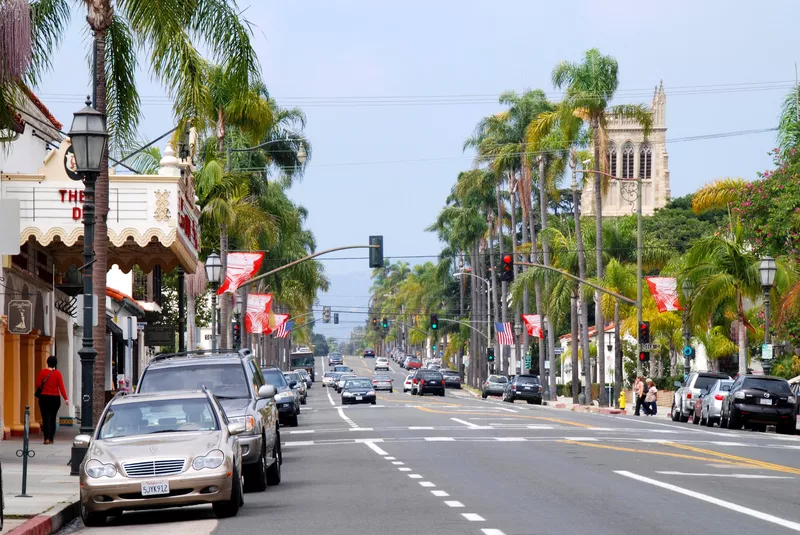 State Street in Santa Barbara