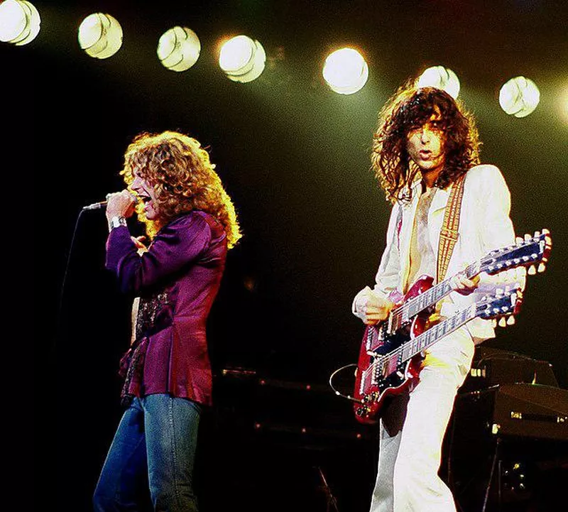 Jimmy Page and Robert Plant