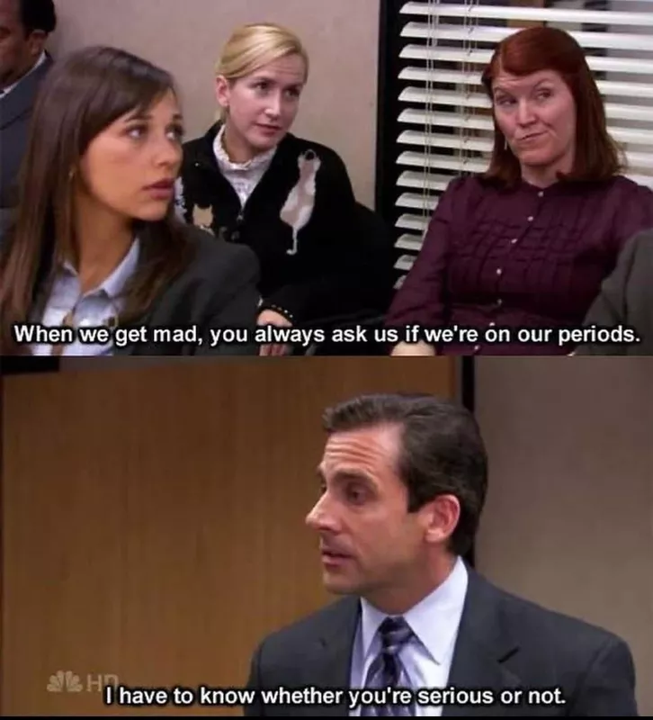 Michael Scott period meme