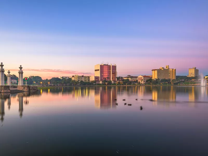 Lakeland, Florida, USA Skyline