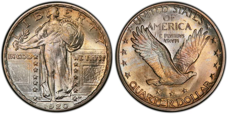 1920 S Standing Liberty Quarter