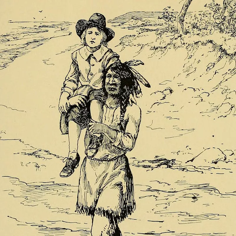 Squanto and Pilgrim chid