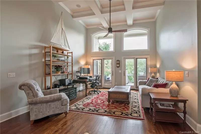 Coffered ceiling