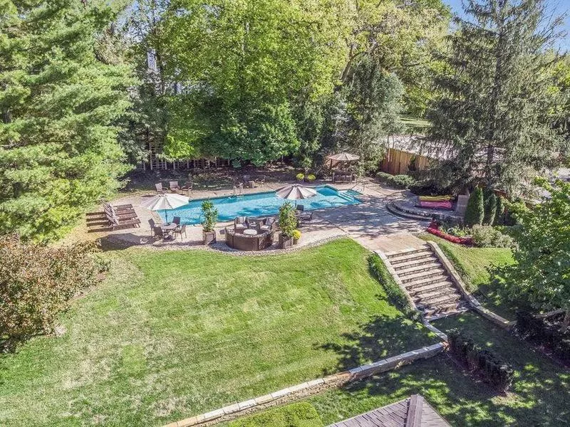 Large yard pool