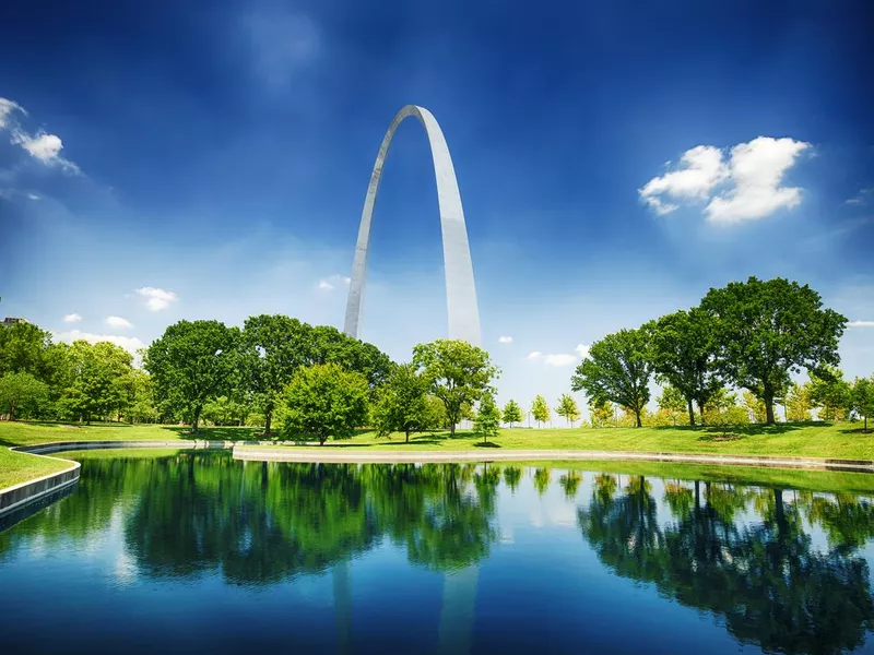 Gateway Arch In St. Louis, Missouri, USA